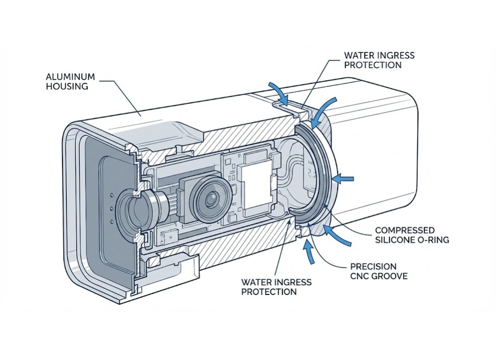 The IP68 Guide: How Precision Machining Prevents Water Ingress in Smart Doorbells